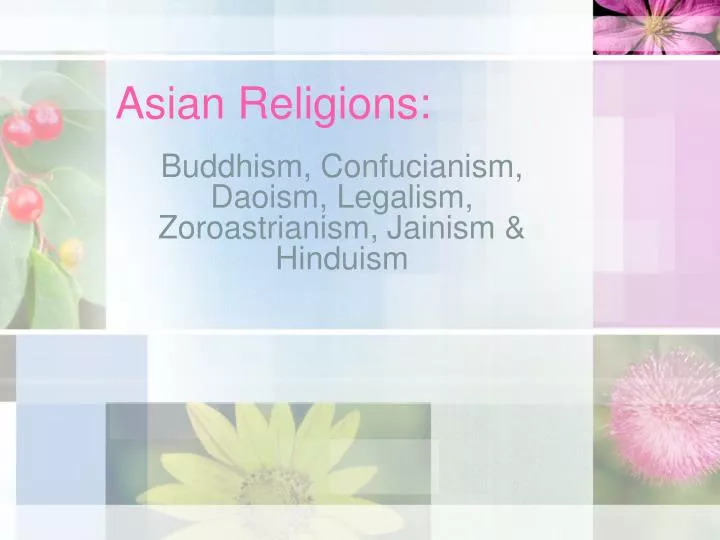 asian religions