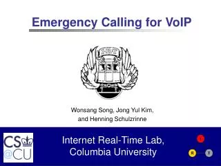Emergency Calling for VoIP