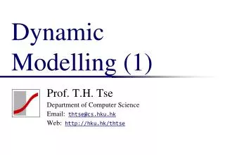 Dynamic Modelling (1)