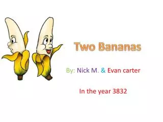 By: Nick M . &amp; Evan carter In the year 3832