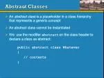 Abstract Classes - slide 1