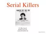 Serial Killers - slide 1