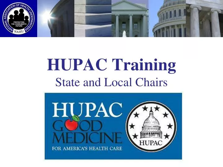 hupac training state and local chairs 2009