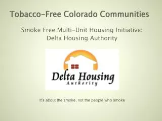 Tobacco-Free Colorado Communities