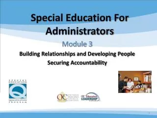 Special Education For Administrators