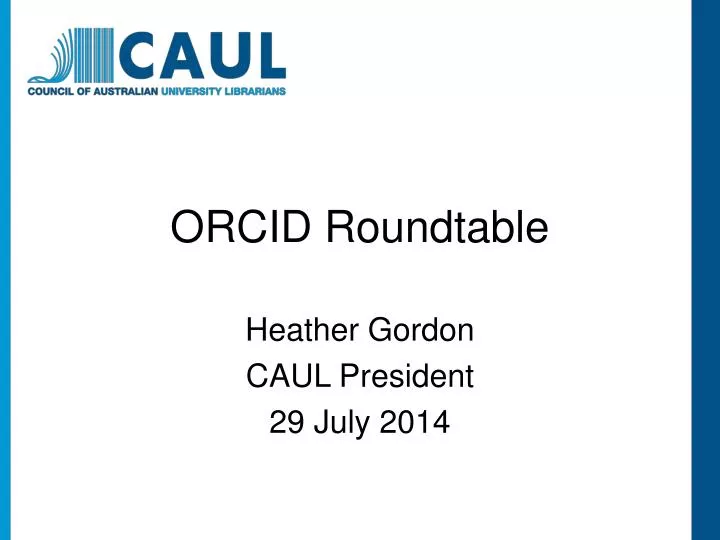 orcid roundtable