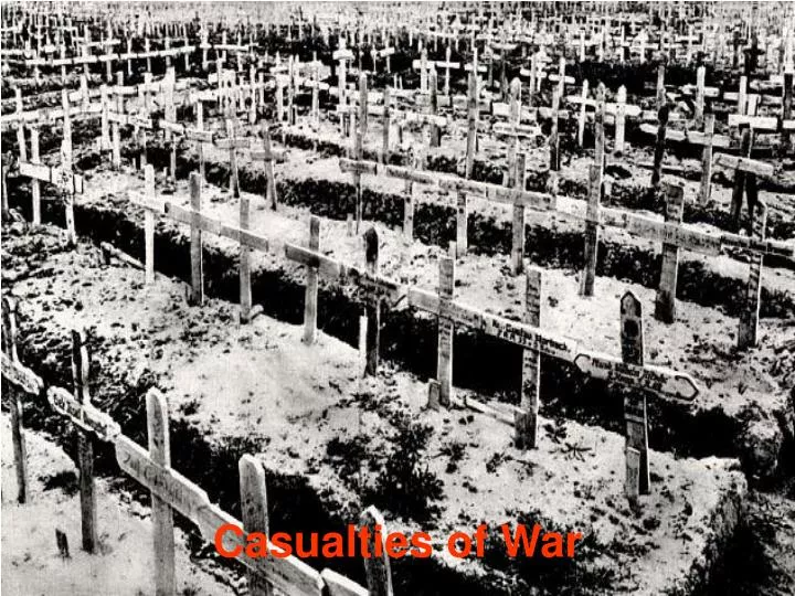 casualties of war