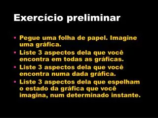 exerc cio preliminar