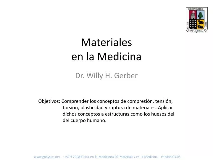 materiales en la medicina