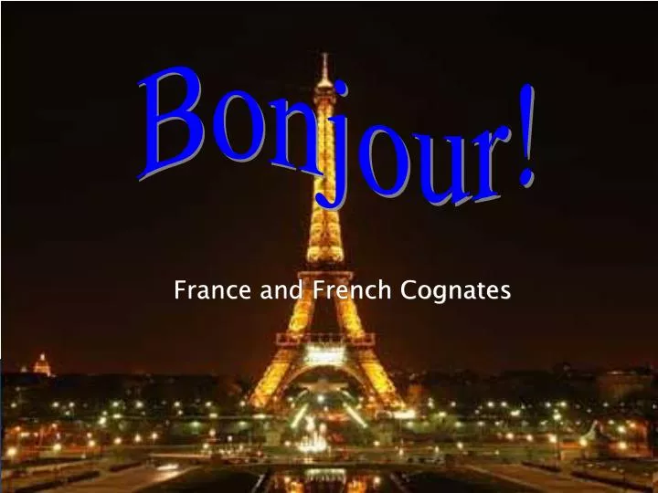 france and french cognates