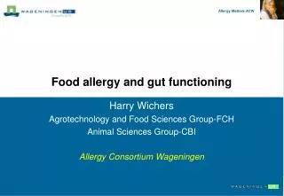 Food allergy and gut functioning