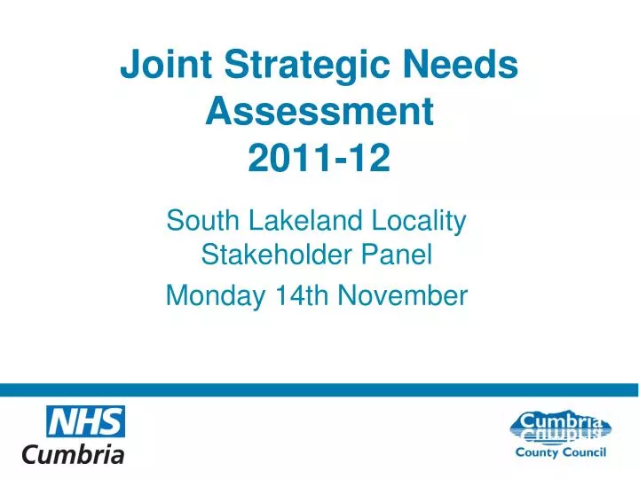joint strategic needs assessment 2011 12