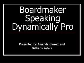 Boardmaker Speaking Dynamically Pro