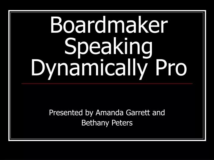 boardmaker speaking dynamically pro
