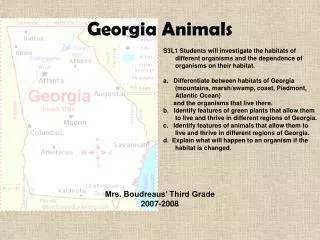 Georgia Animals