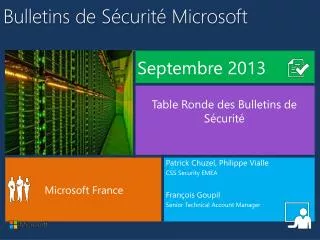 bulletins de s curit microsoft