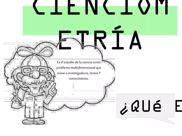 cienciometr a