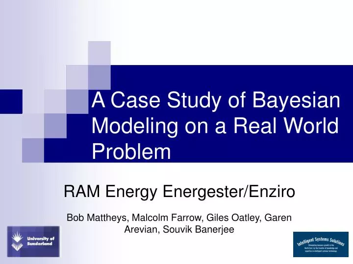 a case study of bayesian modeling on a real world problem