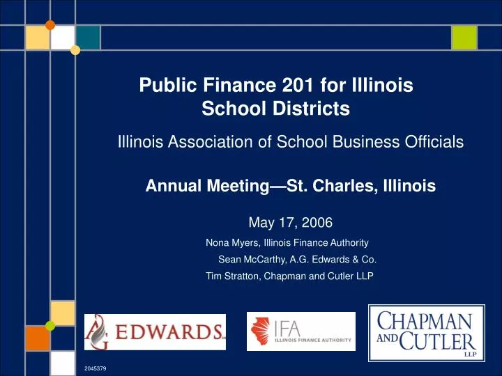 public finance 201 for illinois school districts