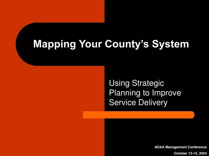mapping your county s system