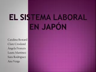 el sistema laboral en jap n