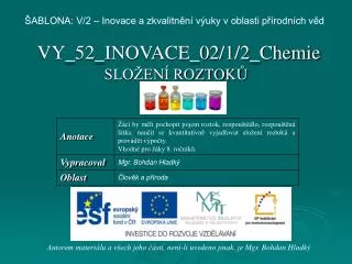 vy 52 inovace 02 1 2 chemie