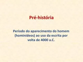 pr hist ria