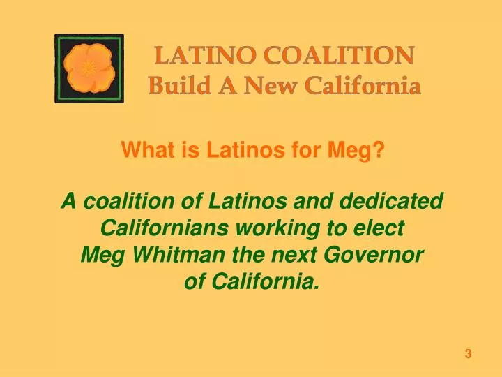 what is latinos for meg