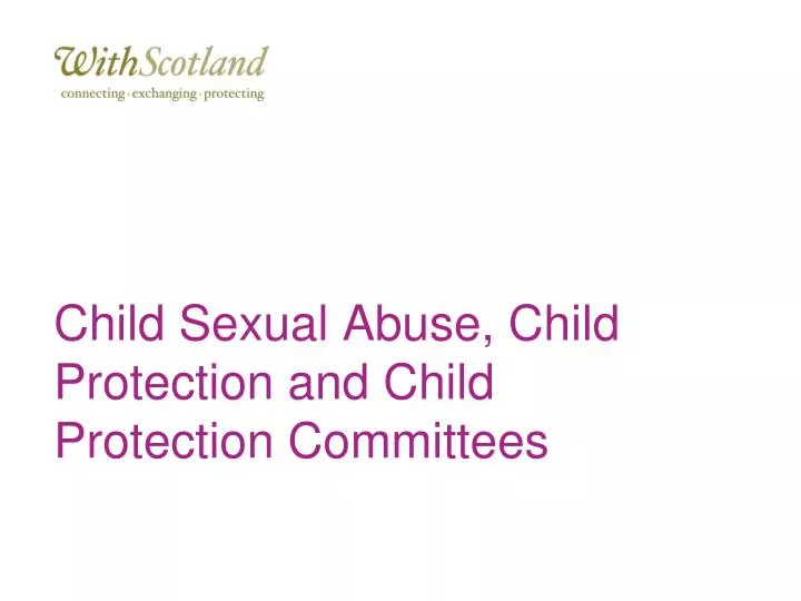 child sexual abuse child protection and child protection committees