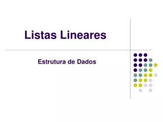listas lineares