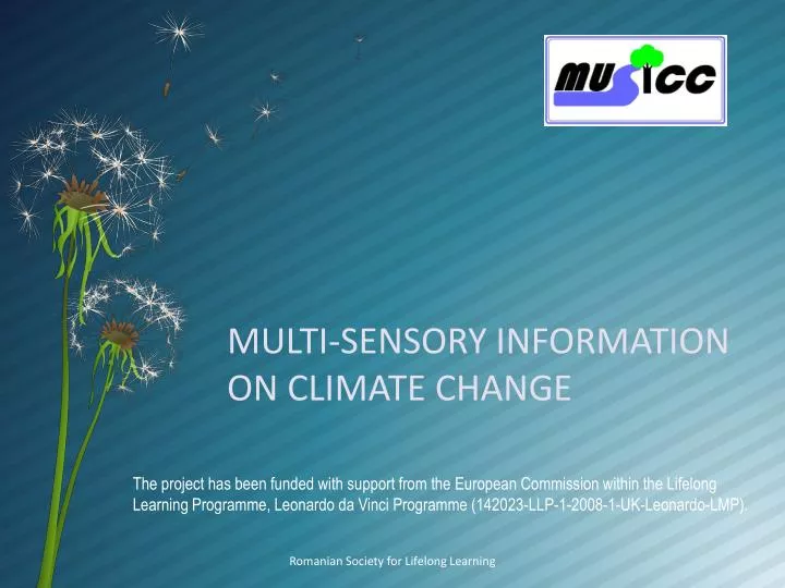 multi sensory information on climate change
