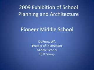 Pioneer Middle School