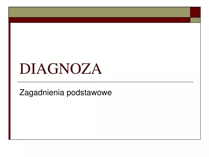 diagnoza