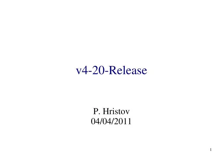 v4 20 release