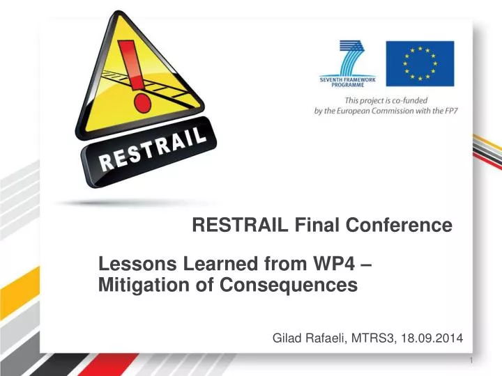 restrail final conference