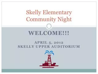 Skelly Elementary Community Night