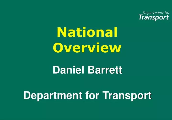 national overview