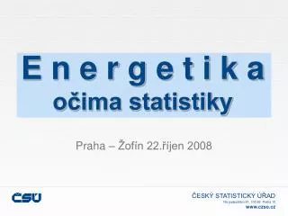 e n e r g e t i k a o ima statistiky