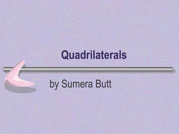 quadrilaterals