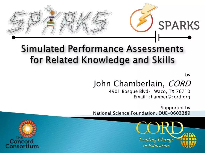 simulated performance assessments for related knowledge and skills