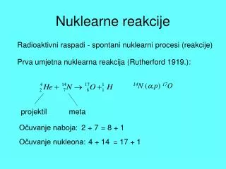 nuklearne reakcije