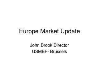 Europe Market Update
