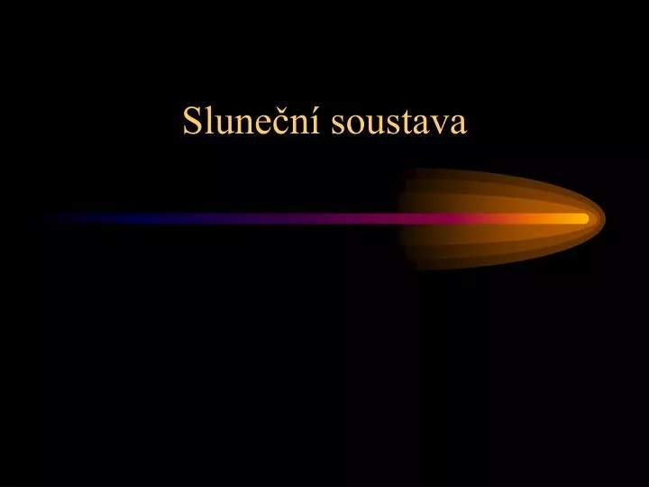 slune n soustava