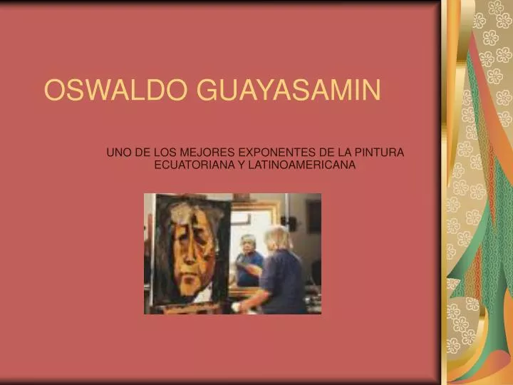 oswaldo guayasamin