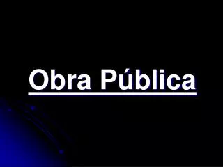 obra p blica