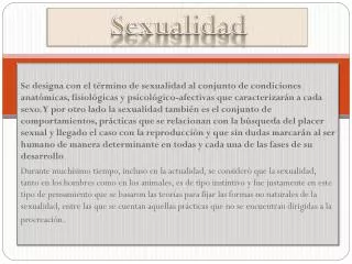 sexualidad