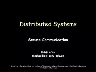 distributed systems