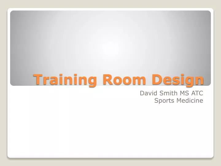 training room design
