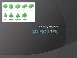 3D figures