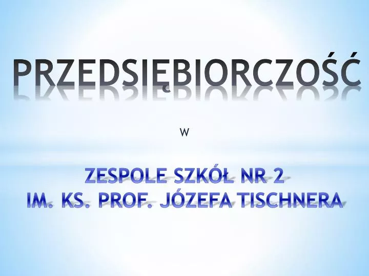 przedsi biorczo